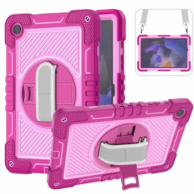 Für Samsung Galaxy Tab A11+ Plus / A9+ Plus 360 Grad Hülle Pink