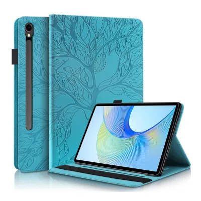 Für Samsung Galaxy Tab S10 Plus / S9 Plus Kunstleder Tasche Blau