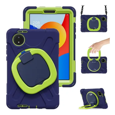 Für Xiaomi Redmi Pad SE 8.7 360 Grad Hybrid Tasche Halterung und Gurt