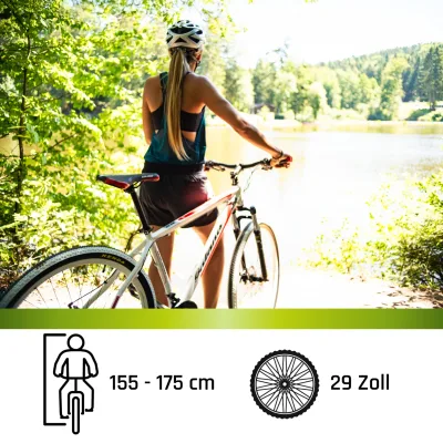 Galano Toxic Mountainbike Hardtail 29 Zoll 155 - 190 cm MTB Fahrrad 21 Gang Federgabel Scheibenbremsen