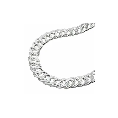 Gallay Armband 6mm Zwillingspanzerkette Silber 925 21cm