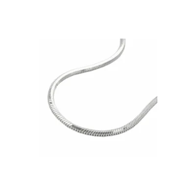 Gallay Kette 1,3mm Schlangenkette fünfkantig diamantiert Silber 925 50cm