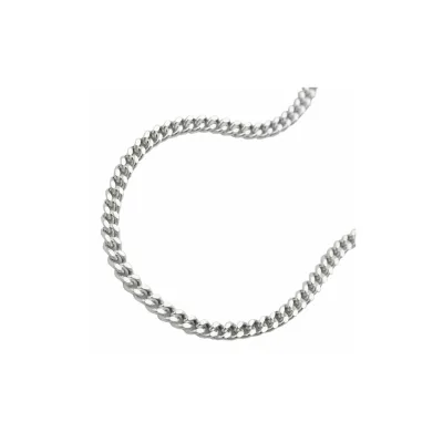 Gallay Kette 2mm Flachpanzerkette 2x diamantiert Silber 925 60cm