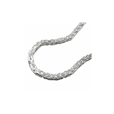 Gallay Kette 3x3mm Königskette vierkant glänzend Silber 925 45cm