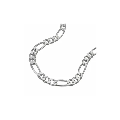 Gallay Kette 4,8mm flache Figarokette Silber 925 55cm