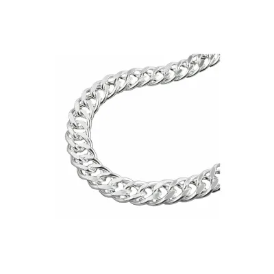 Gallay Kette 6mm Zwillingspanzerkette Silber 925 50cm