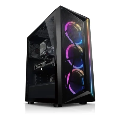 Gaming PC Curve AMD Ryzen 5 5500, 16GB DDR4, NVIDIA RTX 5060 8 GB, 1TB SSD, Windows 11