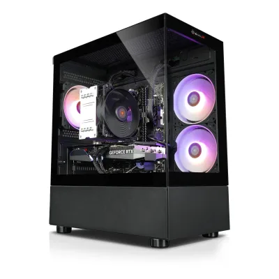 Gaming PC Invader XS  V AMD Ryzen 7 5700X, 32GB DDR4, NVIDIA RTX 5060 Ti 16 GB, 1TB SSD, WLAN, Windows 11