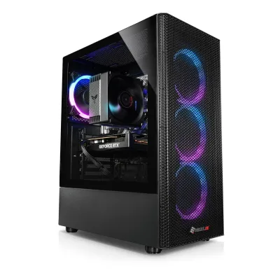 Gaming PC Raptor VIII AMD Ryzen 7 8700F, 16GB DDR5, NVIDIA RTX 5060 8 GB, 1TB SSD, WLAN, Windows 11