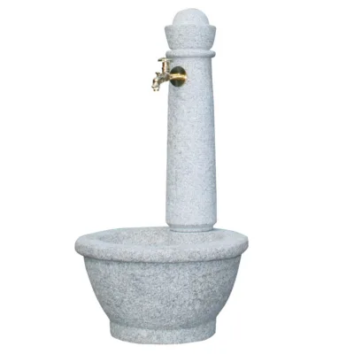 Garantia Steinbrunnen Hellgrau 54x100x54 cm