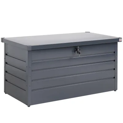 Gardebruk Auflagenbox Metall abschließbar 120 x 63 x 62cm anthrazit