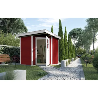 Gartenhaus 229 Gr.2, schwedenrot