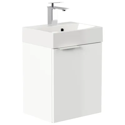 Gäste WC Badmöbel Cubi Slimline 40cm SoftClose in versch. Ausführungen