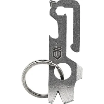Gerber Mullet Solid State Stonewash Card, Werkzeug für Schlüsselanhänger, Silber
