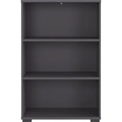 Germania Aktenregal 4246-547 GW-Profi, in Graphit, melaminharzbeschichtet, 80 x 123 x 40 cm (BxHxT)