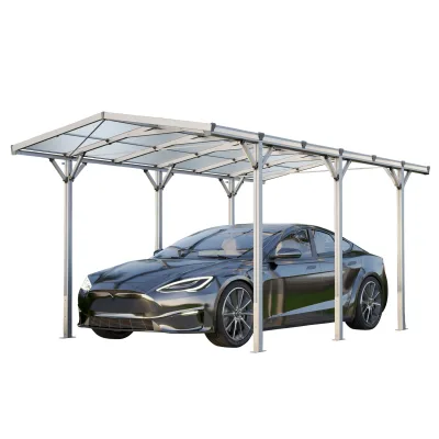 GFP Carport 2,85x5,05m Auto Unterstand Aluminium eloxiert