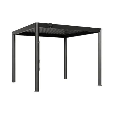 GFP Pergola Luma Premium Aluminium-Terrassenüberdachung mit Stahl-Lamellendach 3,5x7 m
