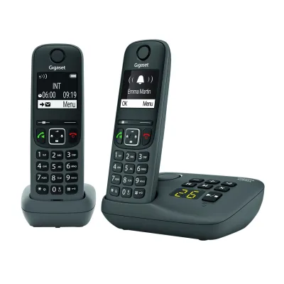 Gigaset AE 690A Duo anthrazit Festnetz-Telefon