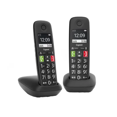 Gigaset E 290A Duo schwarz
