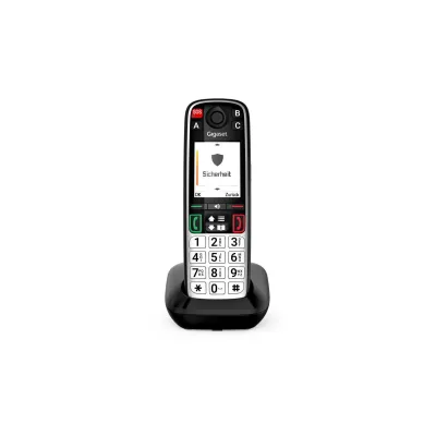 Gigaset Gigaset EASY 500, Schwarz (Mobilteil, DECT, Seniorentelefon)