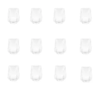 Gläser Trinkgläser Set geriffeltt 430ml