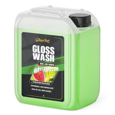 GLOSSWASH Wassermelone - WASH &amp; WAX Mildes Autoshampoo 3 Liter
