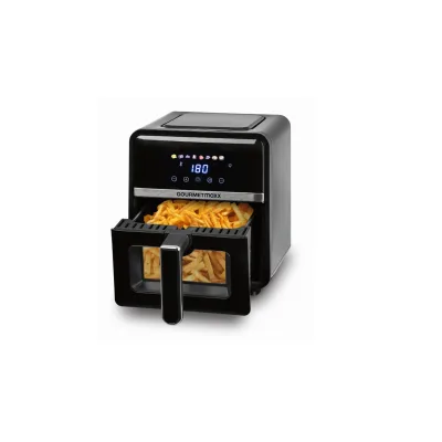 Gourmetmaxx Heissluftfritteuse GOURMETmaxx Schwarz, Silber 25x30x36.5 cm