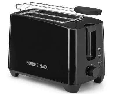 GOURMETmaxx Toaster 750 W schwarz