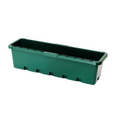 GreenLife Blumenkasten / Kräuterbox 10 Stück, grün, komplett