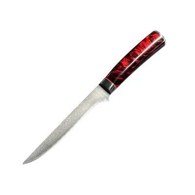Grillfürst Ausbeinmesser aus Damaststahl - Klingenlänge 15 cm