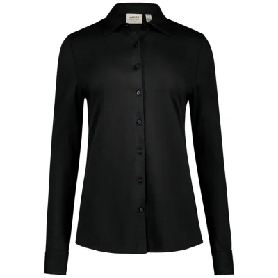 HAKRO Hakro Damen Bluse Regular Fit #136 Gr. 2XS schwarz