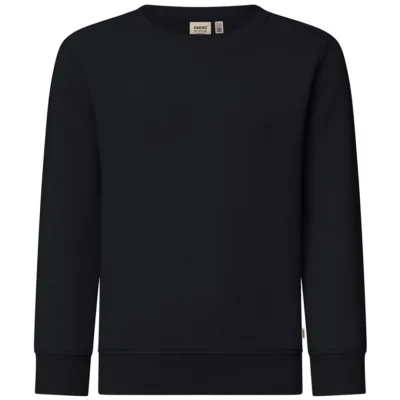 HAKRO Kinder Sweatshirt Bio-Baumwolle #541 Gr. 110/116 schwarz