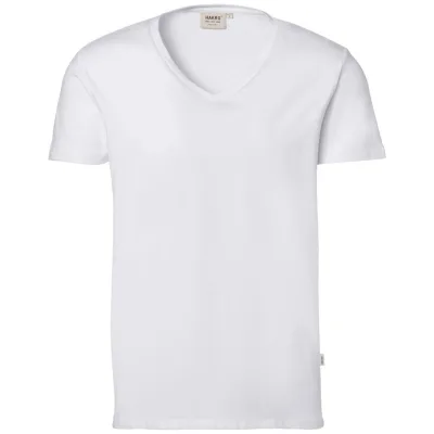 HAKRO V-Shirt Stretch #272 Gr. 3XL weiß