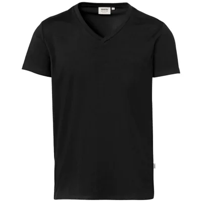 HAKRO V-Shirt Stretch #272 Gr. XS schwarz