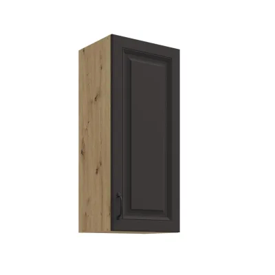 Hängeschrank 40 cm Stilo Grau Küchenzeile Küchenblock Küche Landhaus Höhe 90 cm