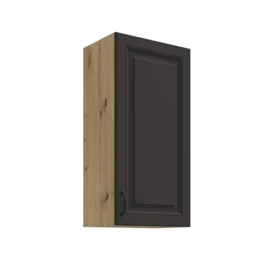 Hängeschrank 45 cm Stilo Grau Küchenzeile Küchenblock Küche Landhaus Höhe 90 cm