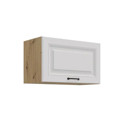 Hängeschrank 60 cm Stilo Weiss + Eiche Artisan Küchenzeile Küchenblock Küche