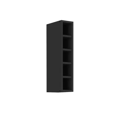Hängeschrank Regal 15 cm Schwarz matt Küchenzeile Küche SIENA / MONZA / ARONA
