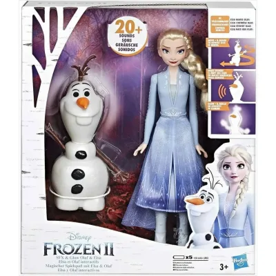 Hasbro Disney Frozen Olaf und ELSA (nur englische Sprache)