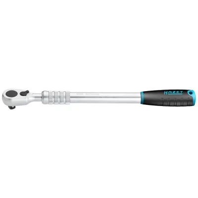 Hazet HiPer Feinzahn-Umschaltknarre, ausziehbar 916HPLG, 1/2 (12,5 mm) Vierkant massiv, 614 mm