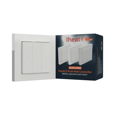 Heatit Z-Push Wall Controller Z-Wave 700er Serie