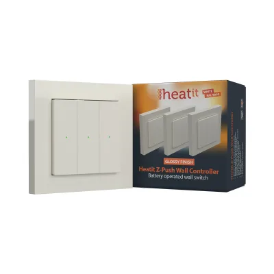 Heatit Z-Push Wall Controller Z-Wave 700er Serie