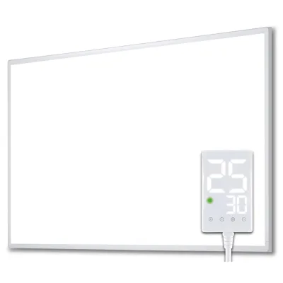 Heidenfeld Infrarotheizung HF-HP100-3, m. Thermostat, weiß, 300-1200 Watt, 10 J. Garantie (500 Watt)