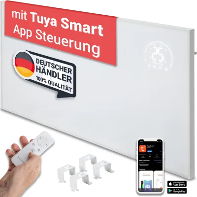 Heidenfeld Infrarotheizung HF-HP140, 3in1 Steuerung, Kindersicherung (800 Watt)