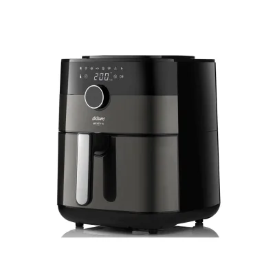 Heißluftfritteuse Air Fryer Schwarz/Silber