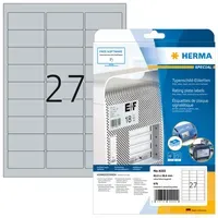 HERMA Typenschildetikett 63,5 x 29,6 mm (B x H) 25 Bl./Pack.