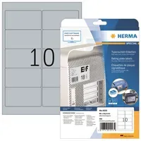 HERMA Typenschildetikett 96 x 50,8 mm (B x H) 25 Bl./Pack.
