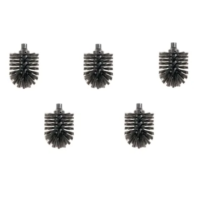 HEWI Ersatzbürstenkopf schwarz 5 Stück Durchmesser 81 mm Bajonettverschluss