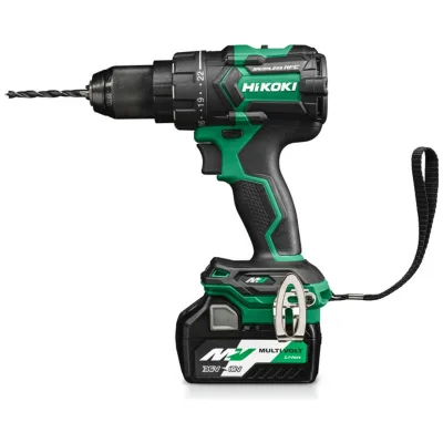HiKOKI Akku-Bohrschrauber 36 V Brushless, 155 Nm, incl. 2x Akku 5 Ah, Ladegerät, Zubehör, Koffer