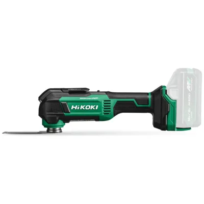 HiKOKI Akku-Multitool, vibrationsarm, 18 V Brushless, StarlockMax, incl. Zubehör, Koffer